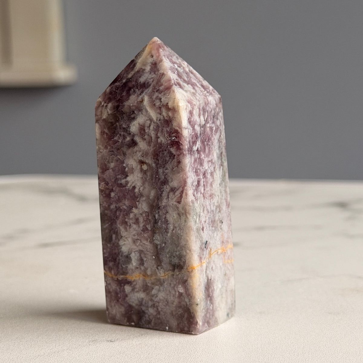 Pink Tourmaline with Lepidolite Tower Specimen #5 – Wholehearted Crystal Creations