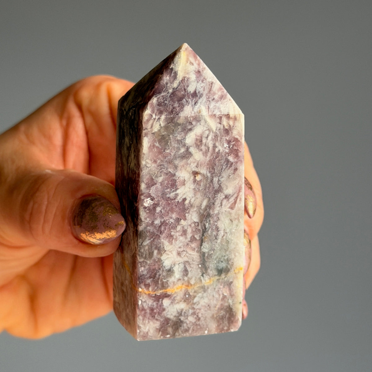 Pink Tourmaline with Lepidolite Tower Specimen #5 – Wholehearted Crystal Creations