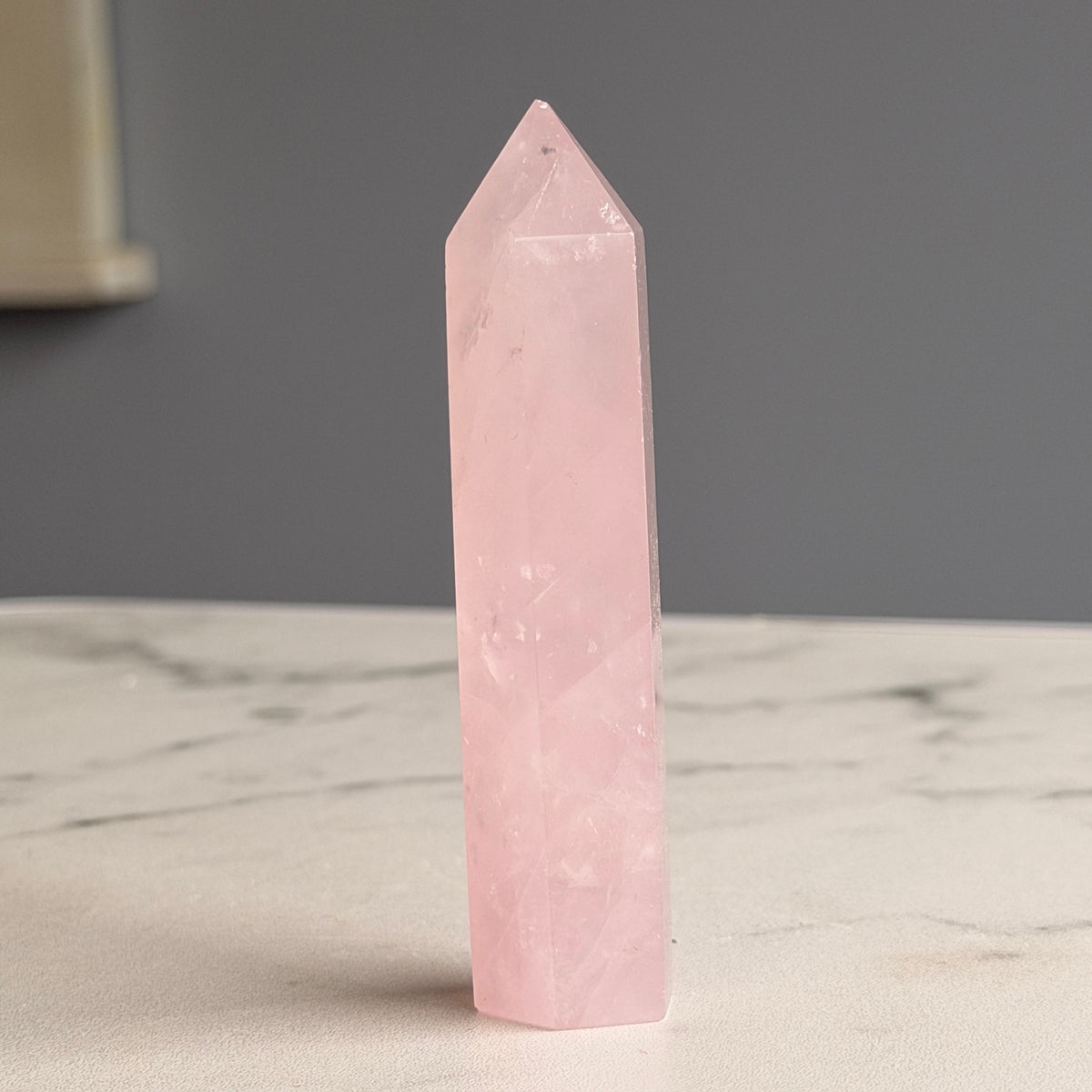 Rose Quartz Tower Specimen – Wholehearted Crystal Creations