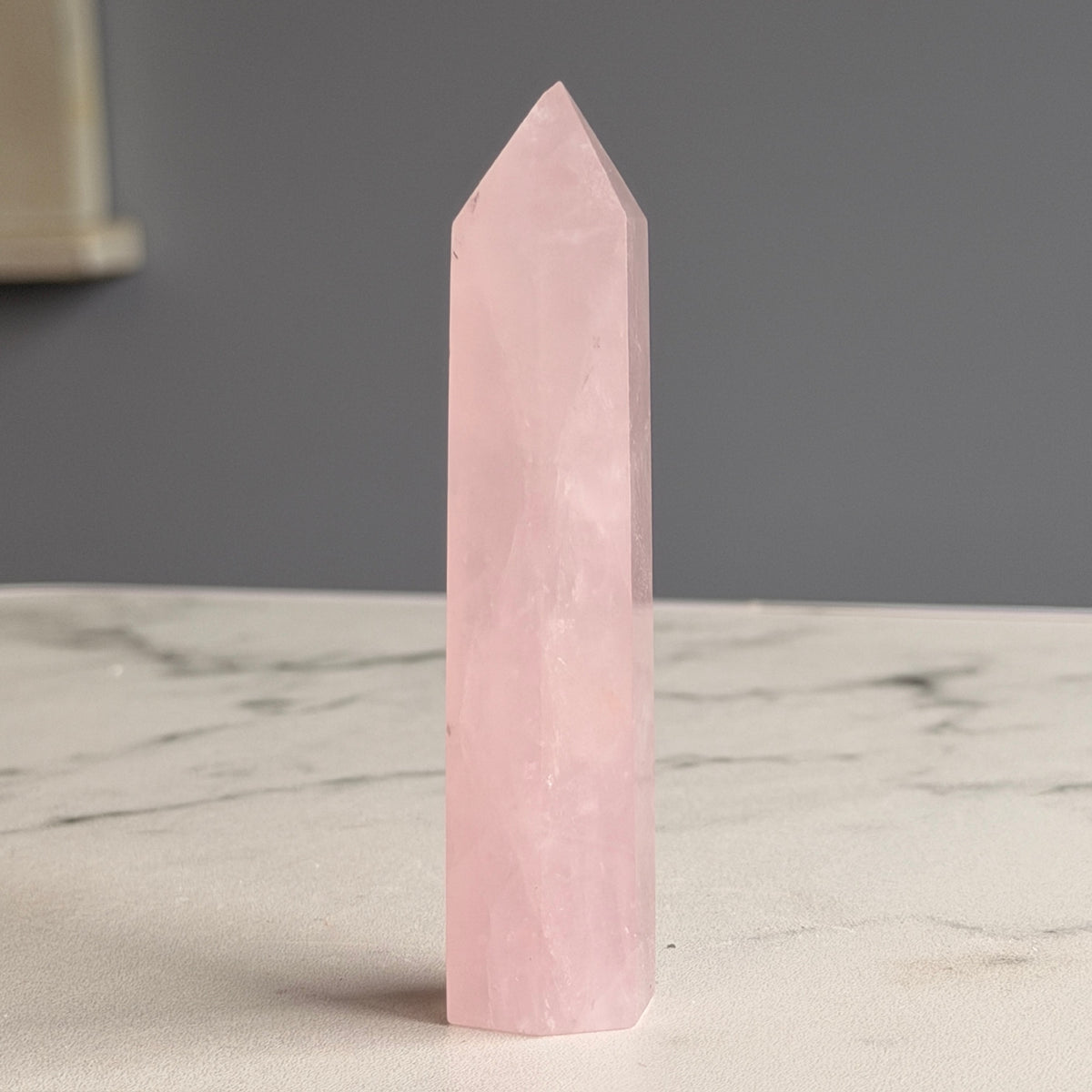 Rose Quartz Tower Specimen – Wholehearted Crystal Creations