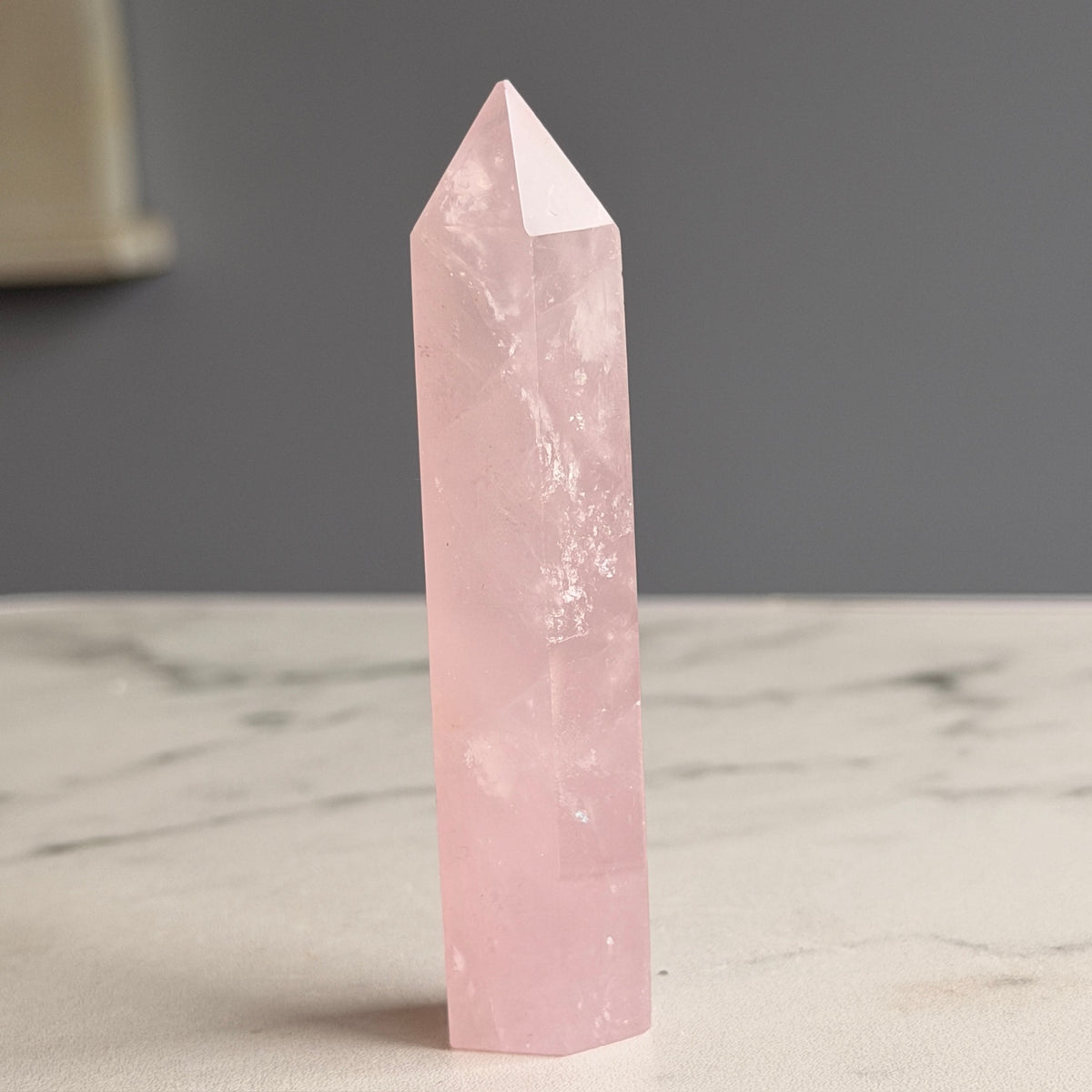 Rose Quartz Tower Specimen – Wholehearted Crystal Creations