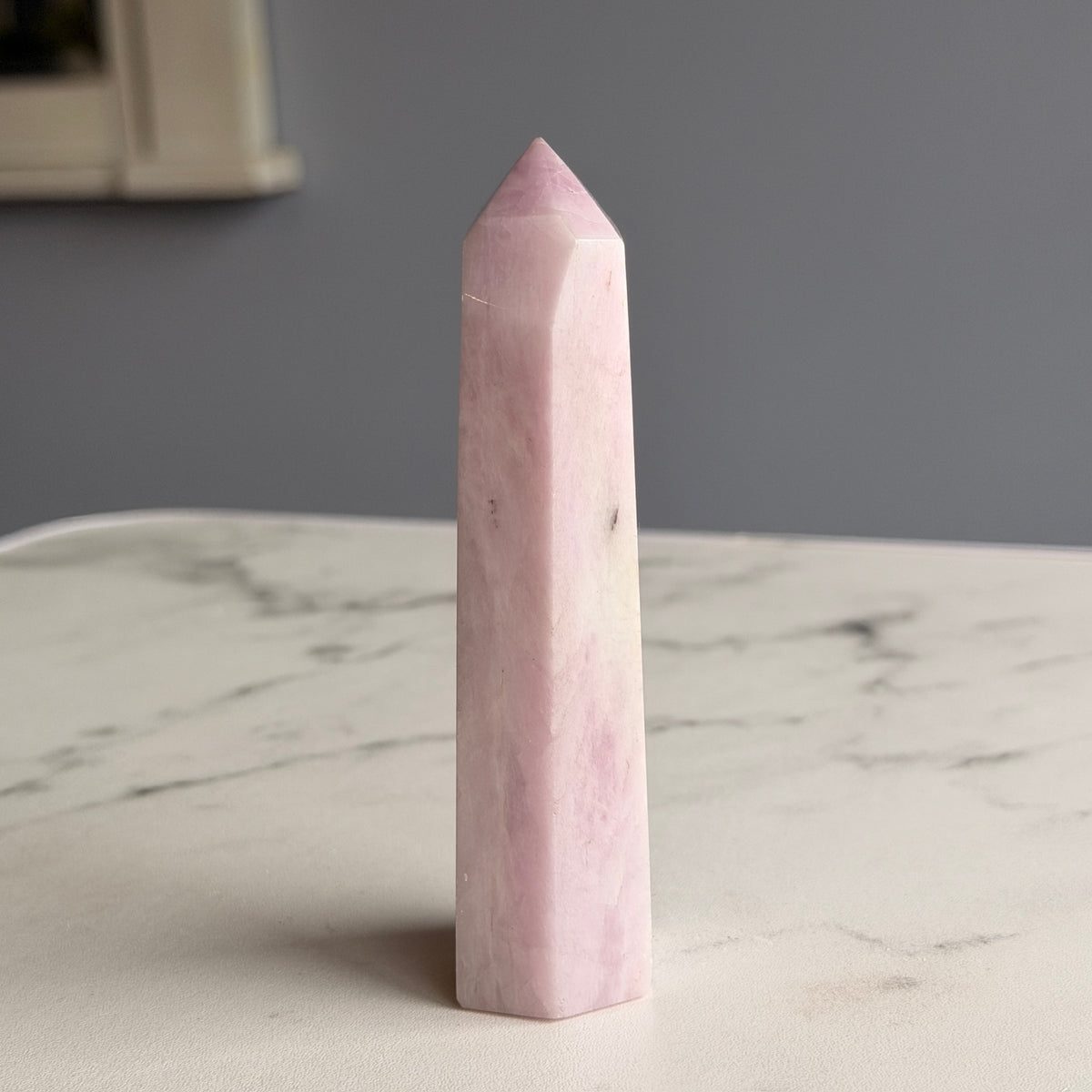 Kunzite Tower Specimen – Wholehearted Crystal Creations