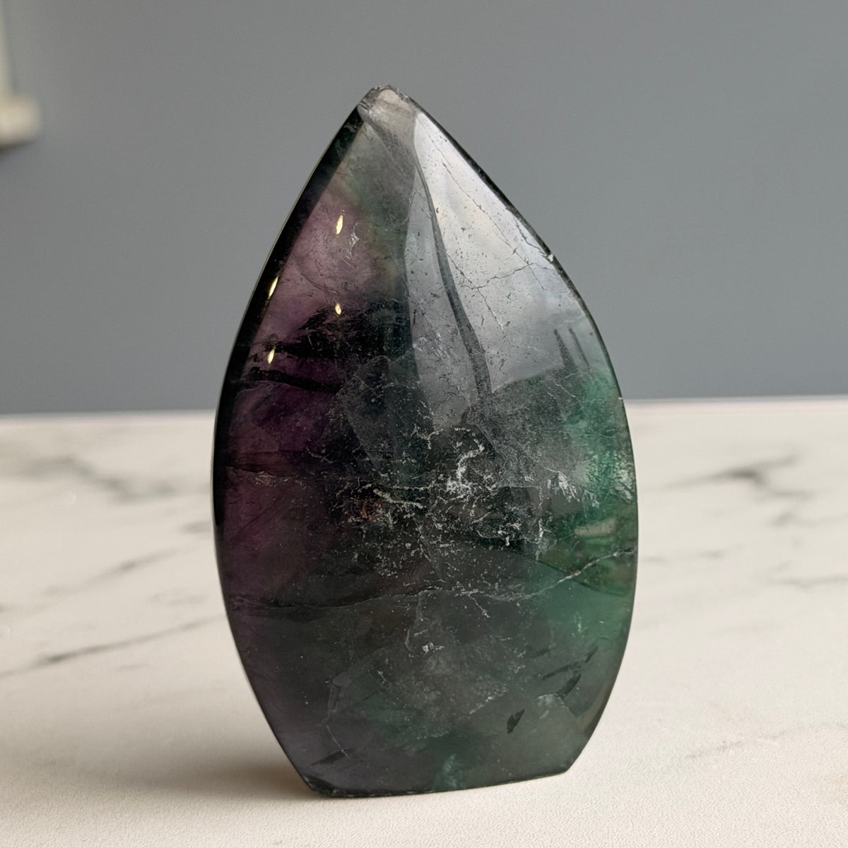 Fluorite Freeform Flame Specimen – Wholehearted Crystal Creations