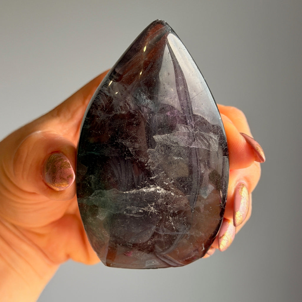 Fluorite Freeform Flame Specimen – Wholehearted Crystal Creations