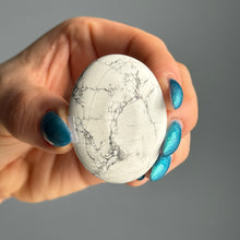 Howlite Palm Stone Crystal Specimen