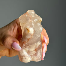 Flower Agate Goddess Body Carving Crystal Specimen