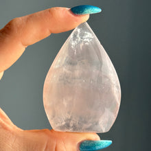 Pink Fluorite Crystal Flame Specimen