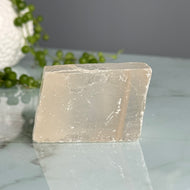 White Optical Calcite Crystal Specimen – Wholehearted Crystal Creations
