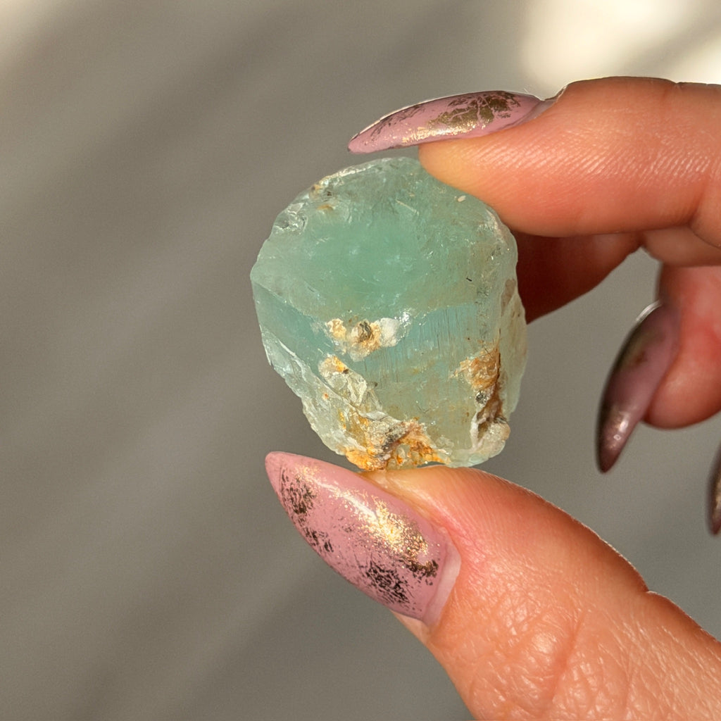 Aquamarine Beryl Specimen #AQ4 – Wholehearted Crystal Creations