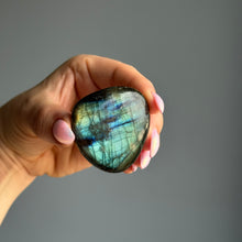 Labradorite Palm Stone Crystal Specimen