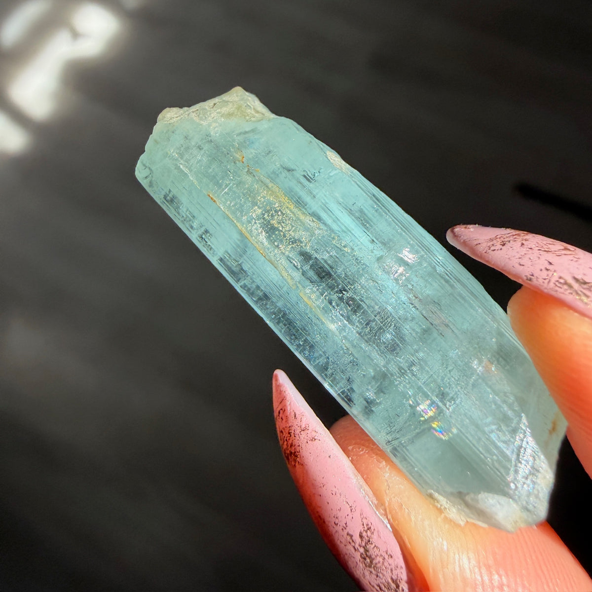 Aquamarine Beryl Specimen #AQ8 – Wholehearted Crystal Creations