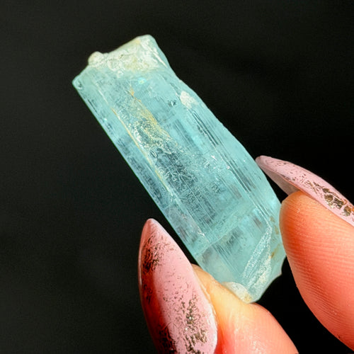 Aquamarine Beryl Specimen #AQ8 – view 2 – Wholehearted Crystal Creations