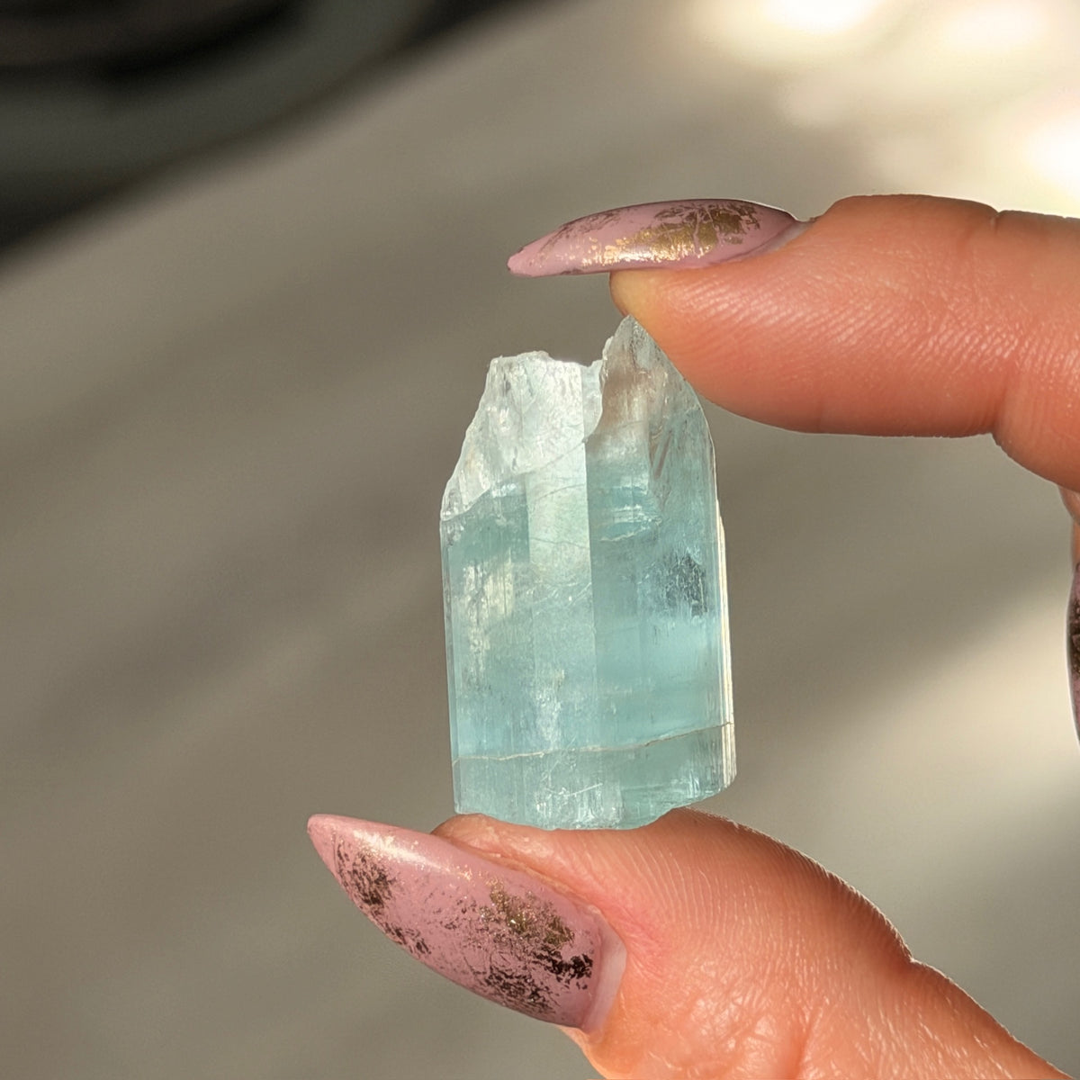 Aquamarine Beryl Specimen #AQ9 – Wholehearted Crystal Creations