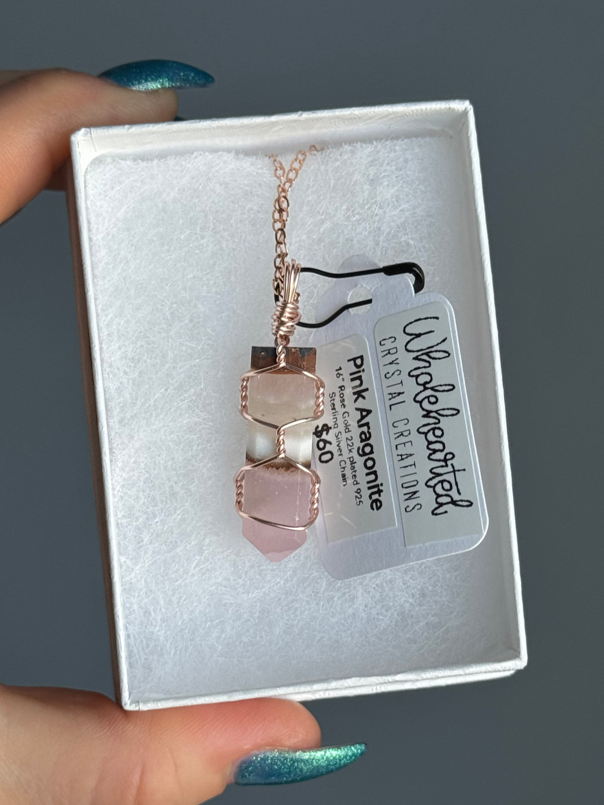 Pre-Made Wire Wrapped Crystal Necklaces in Stock