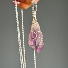 Amethyst Wire Wrapped Necklace – Wholehearted Crystal Creations