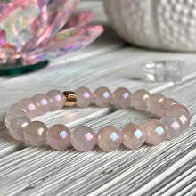 Angel Aura Rose Quartz Stretch Bracelet – Wholehearted Crystal Creations