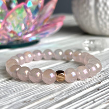 Angel Aura Rose Quartz Stretch Bracelet – Wholehearted Crystal Creations