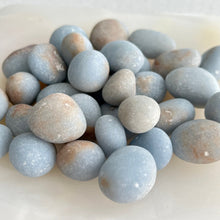 Angelite Matte Anhydrite Tumbled Stone Specimen – Wholehearted Crystal Creations