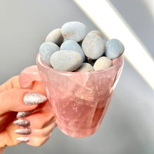 Angelite Matte Anhydrite Tumbled Stone Specimen – Wholehearted Crystal Creations