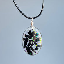 Black Tourmaline Resin Pendant Necklace – Wholehearted Crystal Creations