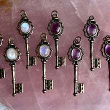 Crystal Key Pendant Necklace – Wholehearted Crystal Creations