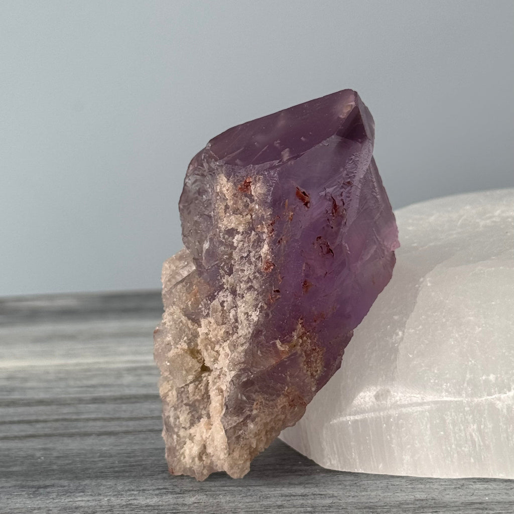Elestial Amethyst Dragon's Tooth Mini Crystal Specimen – Wholehearted Crystal Creations