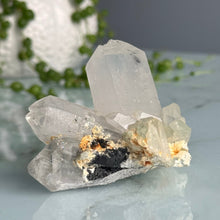 Epidote Chlorite in Quartz Crystal Specimen – Wholehearted Crystal Creations
