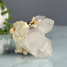 Epidote Chlorite in Quartz Crystal Specimen – Wholehearted Crystal Creations
