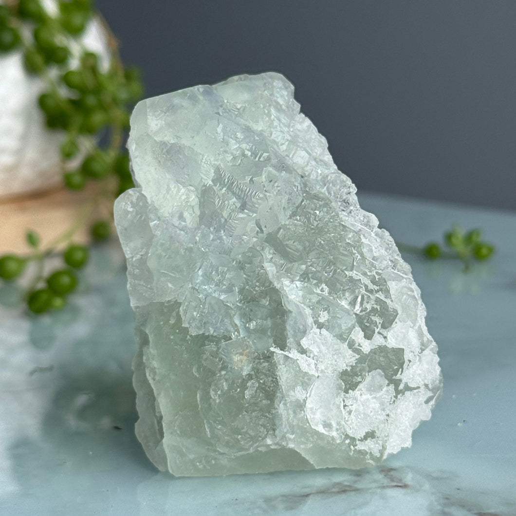 Etched Sugar Fluorite Crystal Specimen – Wholehearted Crystal Creations