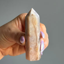 Flower Agate Pink Amethyst Tower Crystal Specimen – Wholehearted Crystal Creations