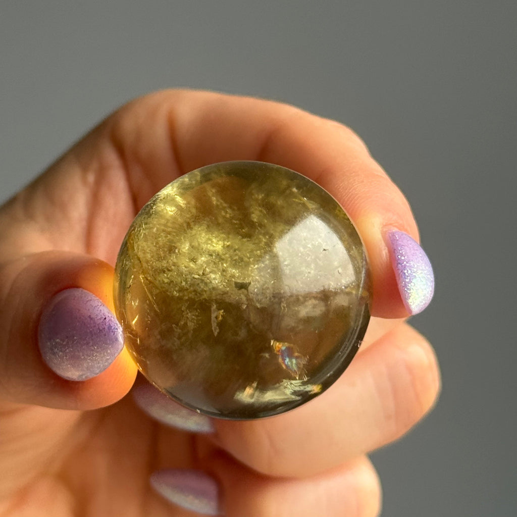 Genuine Citrine Heat Treated Sphere Crystal Specimen – Wholehearted Crystal Creations