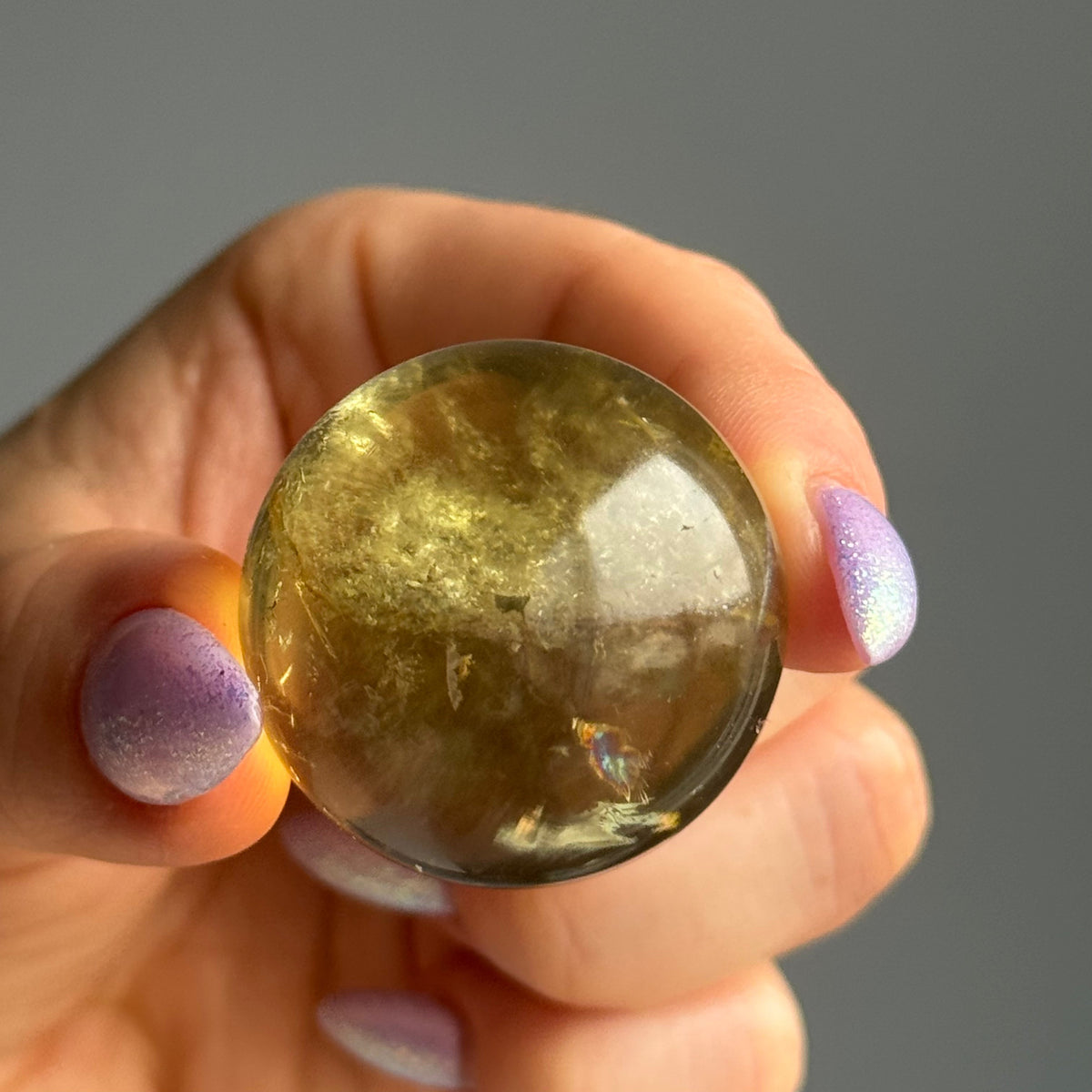 Genuine Citrine Heat Treated Sphere Crystal Specimen – Wholehearted Crystal Creations