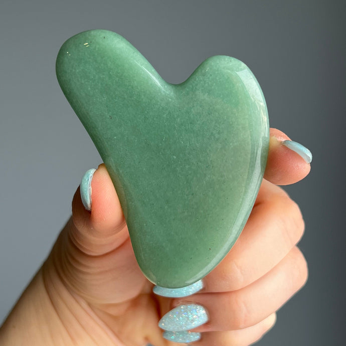 Green Aventurine Gua Sha Tool – Wholehearted Crystal Creations
