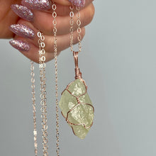 Raw Green Calcite Wire Wrapped Necklace – Wholehearted Crystal Creations