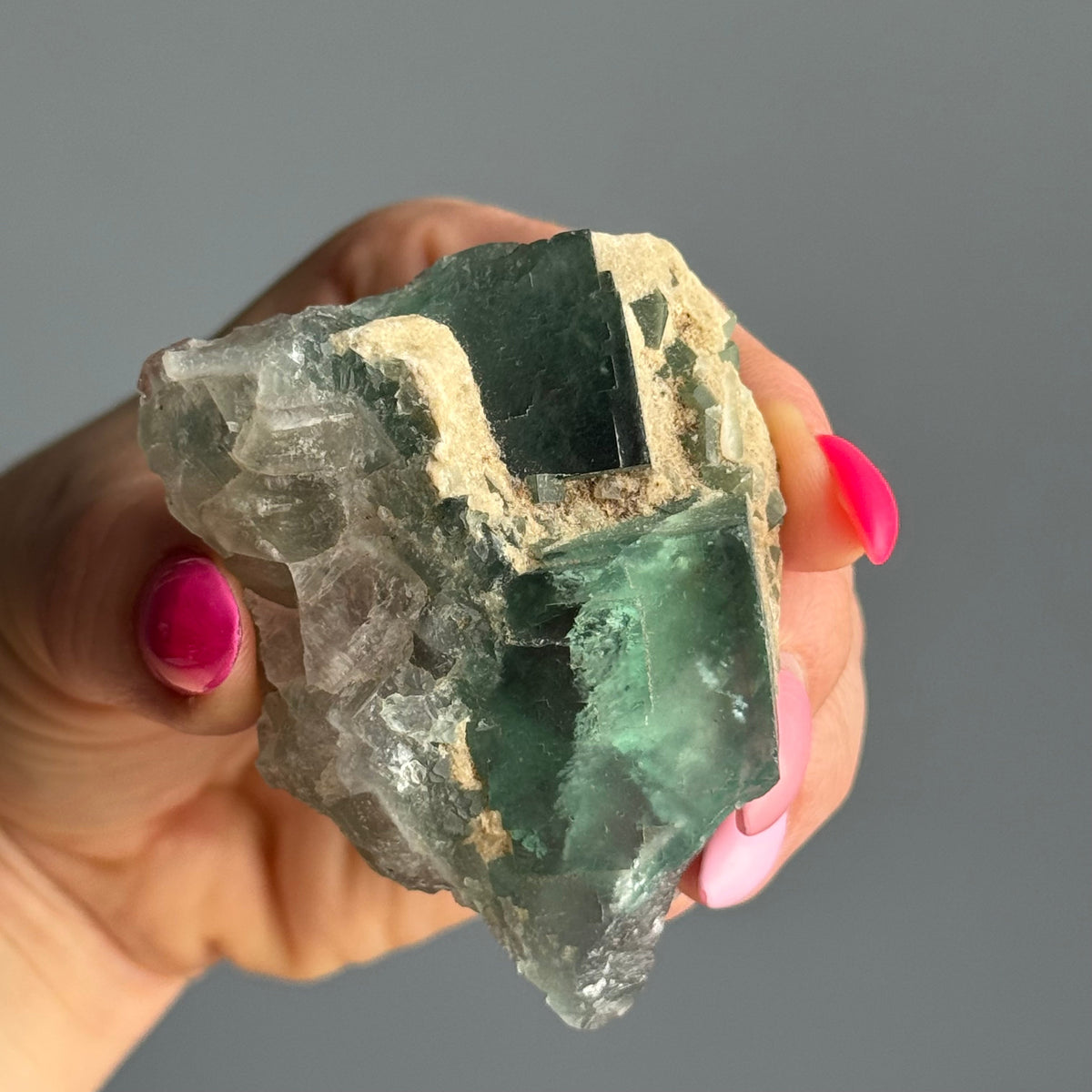 Green Cubic Fluorite Raw Crystal Specimen – Wholehearted Crystal Creations