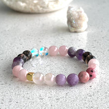 Grief & Loss Support Intention Stretch Bracelet – Wholehearted Crystal Creations