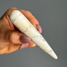 Howlite Crystal Wand Massager Specimen – Wholehearted Crystal Creations
