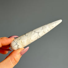 Howlite Crystal Wand Massager Specimen – Wholehearted Crystal Creations
