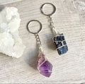 Crystal Wire Wrapped Keychain – Wholehearted Crystal Creations