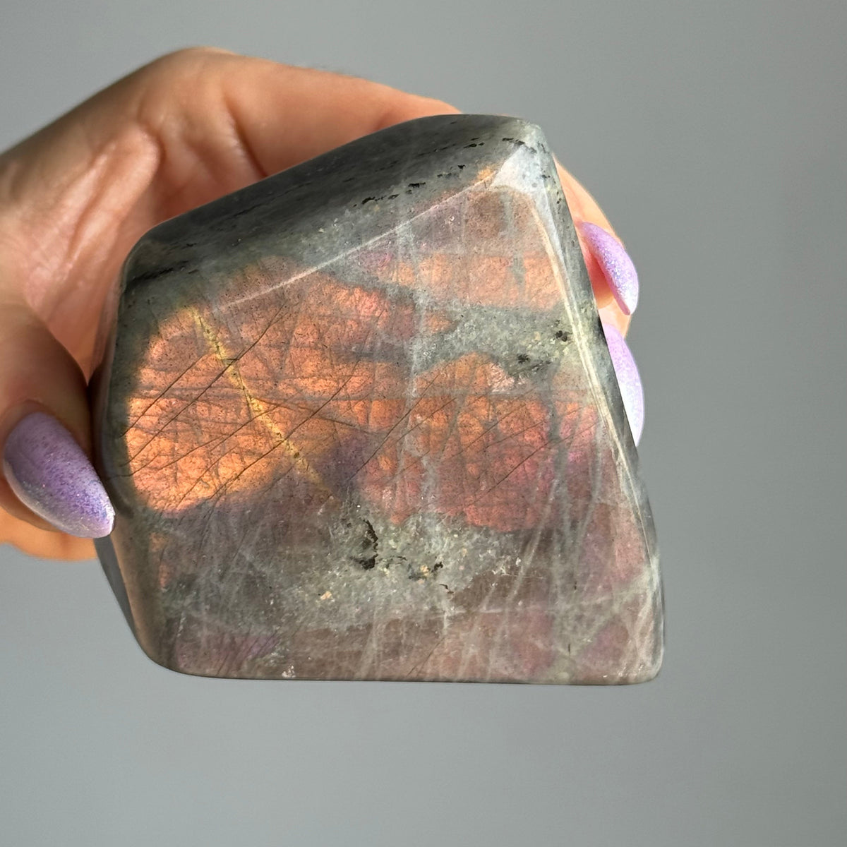 Labradorite Flash Freeform Crystal Specimen – Wholehearted Crystal Creations