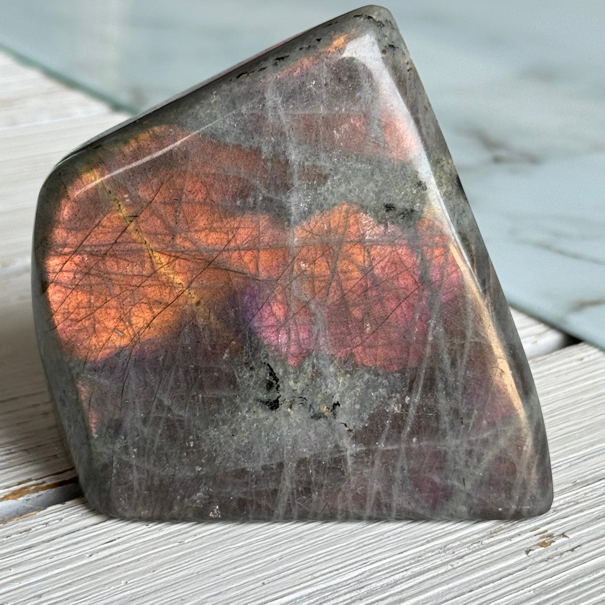 Labradorite Flash Freeform Crystal Specimen – Wholehearted Crystal Creations