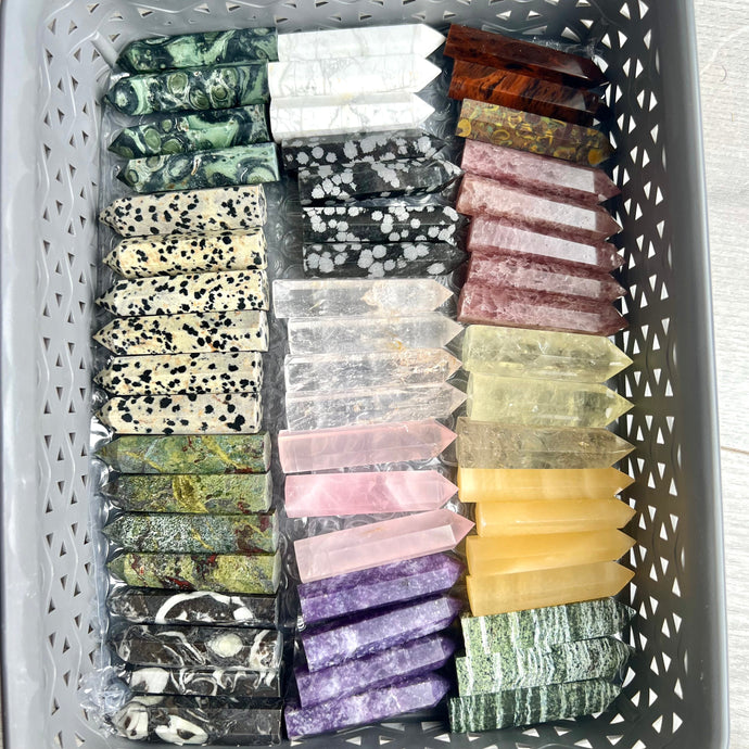 Mixed Mini Crystal Tower Specimen Set – Wholehearted Crystal Creations
