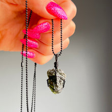 Moldavite Wire Wrapped Necklace – Wholehearted Crystal Creations