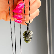 Moldavite Wire Wrapped Necklace – Wholehearted Crystal Creations