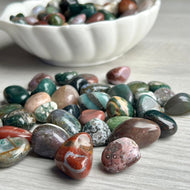 Ocean Jasper Large Tumbled Pocket Stone Specimen – Wholehearted Crystal Creations
