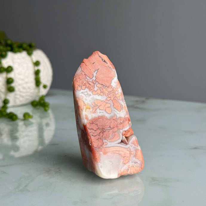 Pink Cotton Candy Agate Polished Freeform Crystal Specimen – Wholehearted Crystal Creations