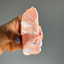 Pink Cotton Candy Agate Polished Freeform Crystal Specimen – Wholehearted Crystal Creations