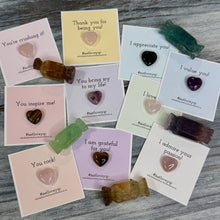 Valentine's Day Affirmation & Gratitude Heart Stone Set