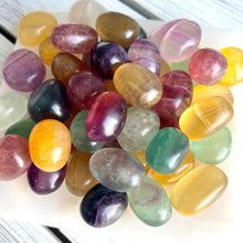 Rainbow Fluorite Medium Tumbled Pocket Stone Crystal Specimen – Wholehearted Crystal Creations