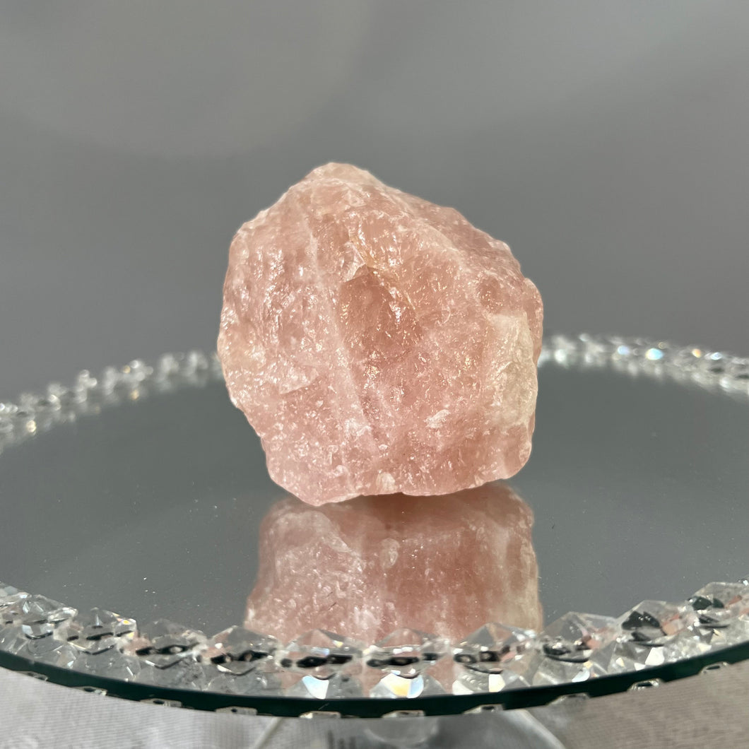 Raw Rose Quartz Crystal Specimen – Wholehearted Crystal Creations